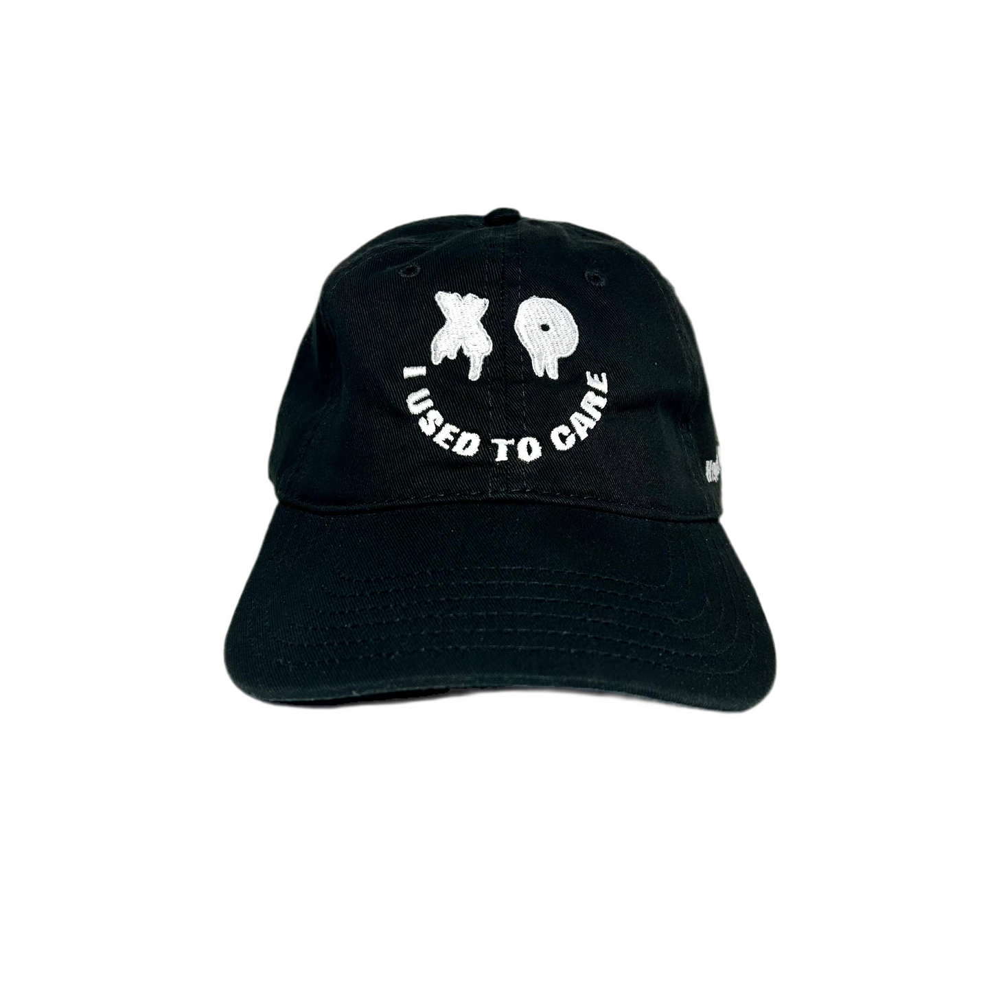 I USED TO CARE Dad Hat - Black