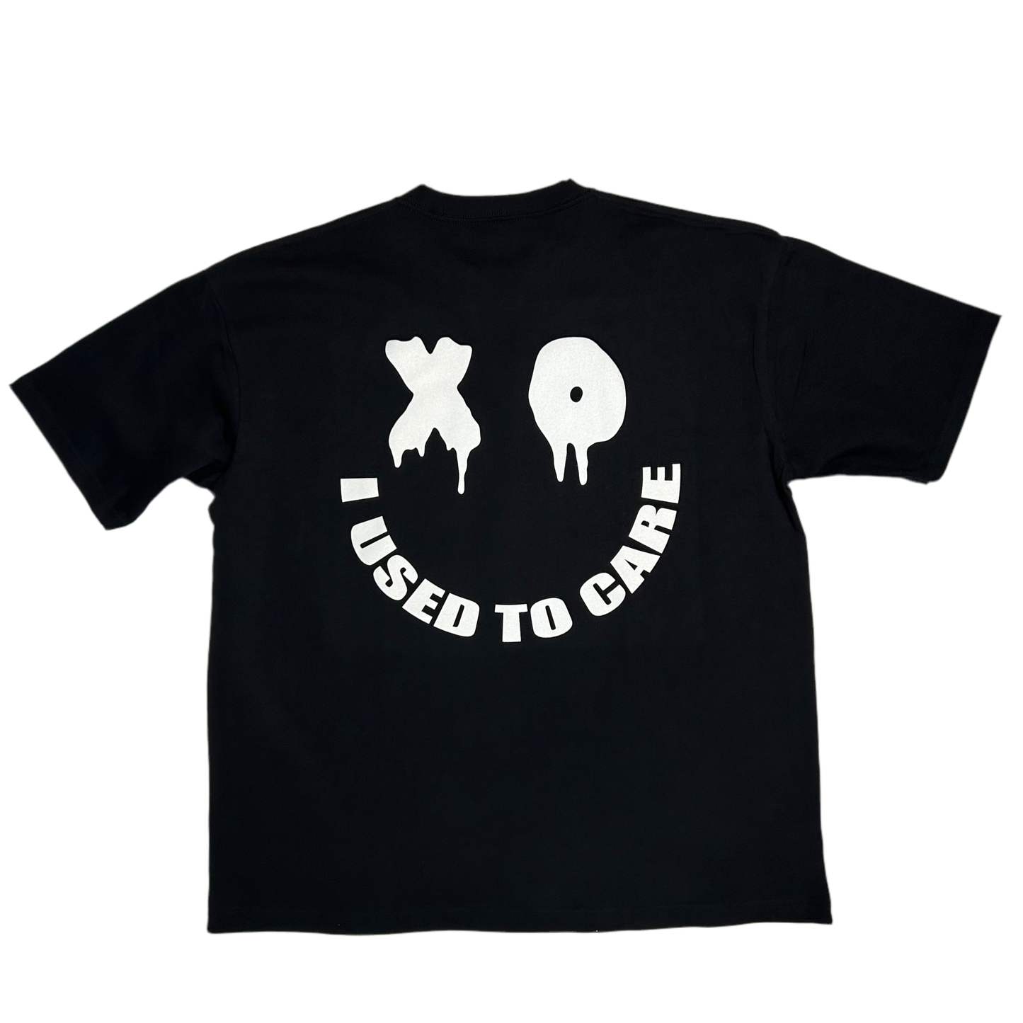 I Used to Care Oversize Shirt - Black / White