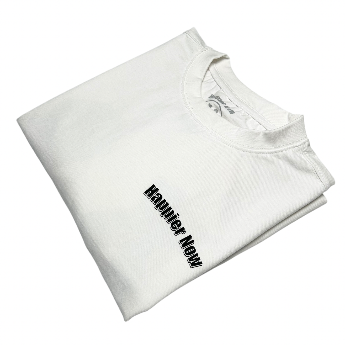 I Used to Care Oversize Shirt - White / Black