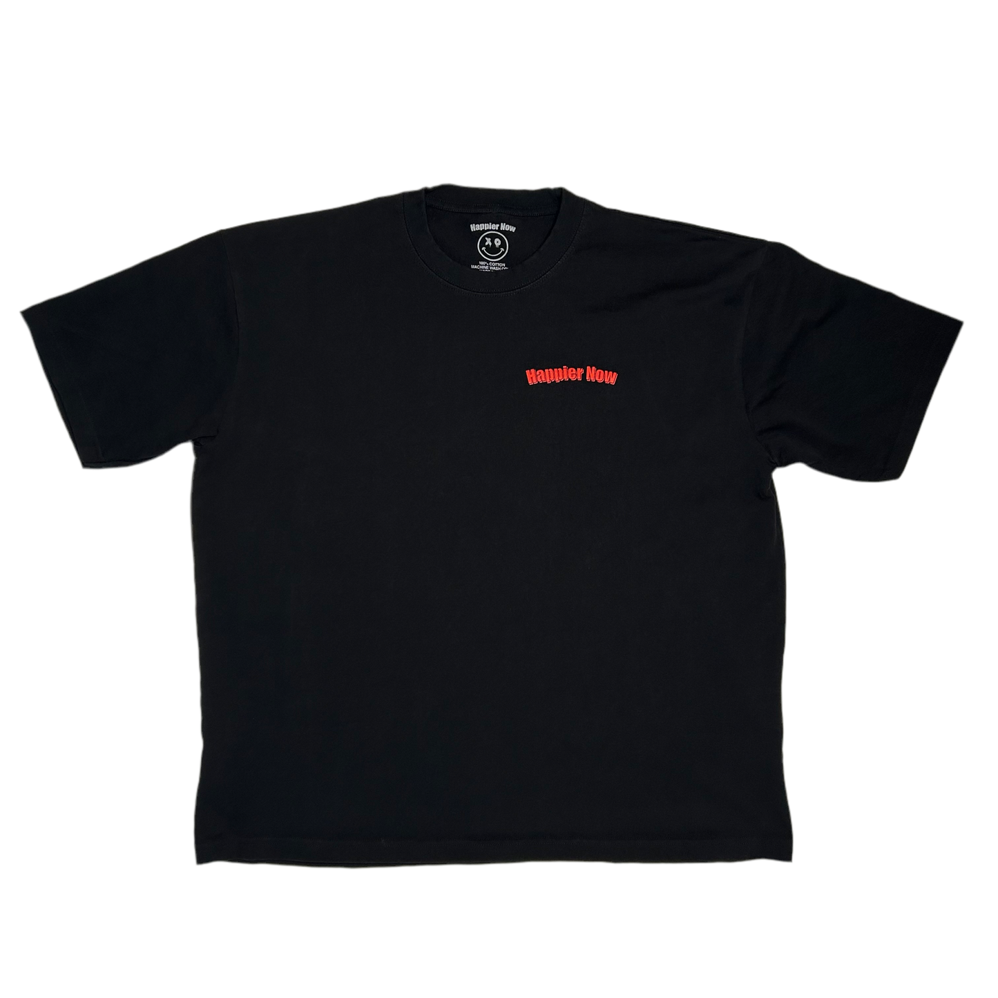 I Used to Care Oversize Tee - Black / Red