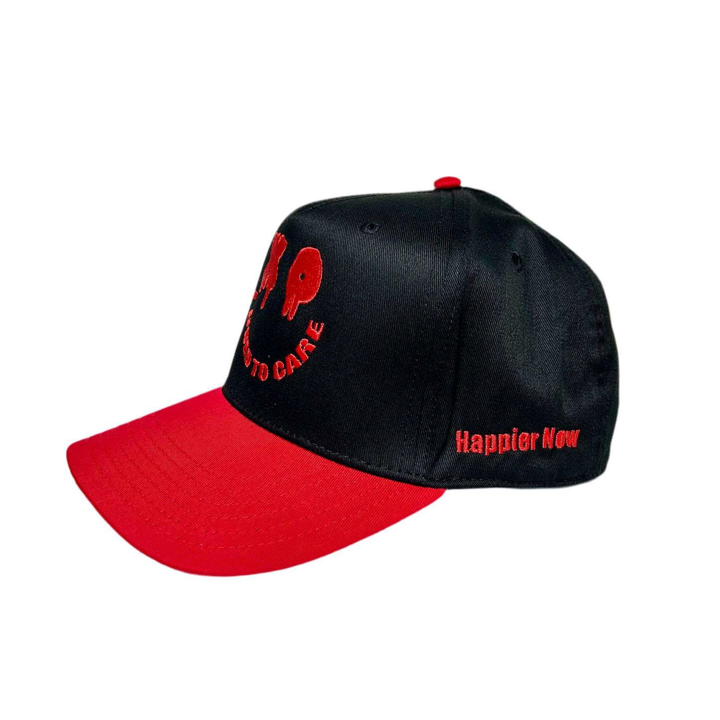 I USED TO CARE SnapBack - Black / Red