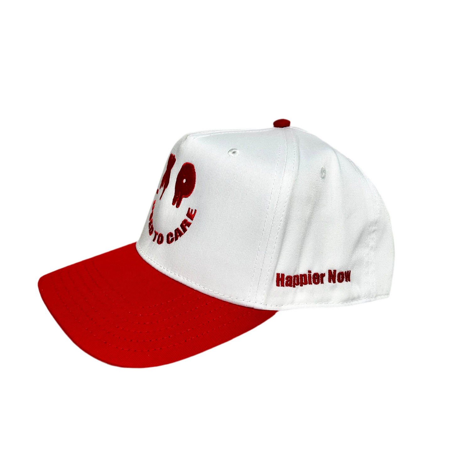 I USED TO CARE SnapBack - White / Red