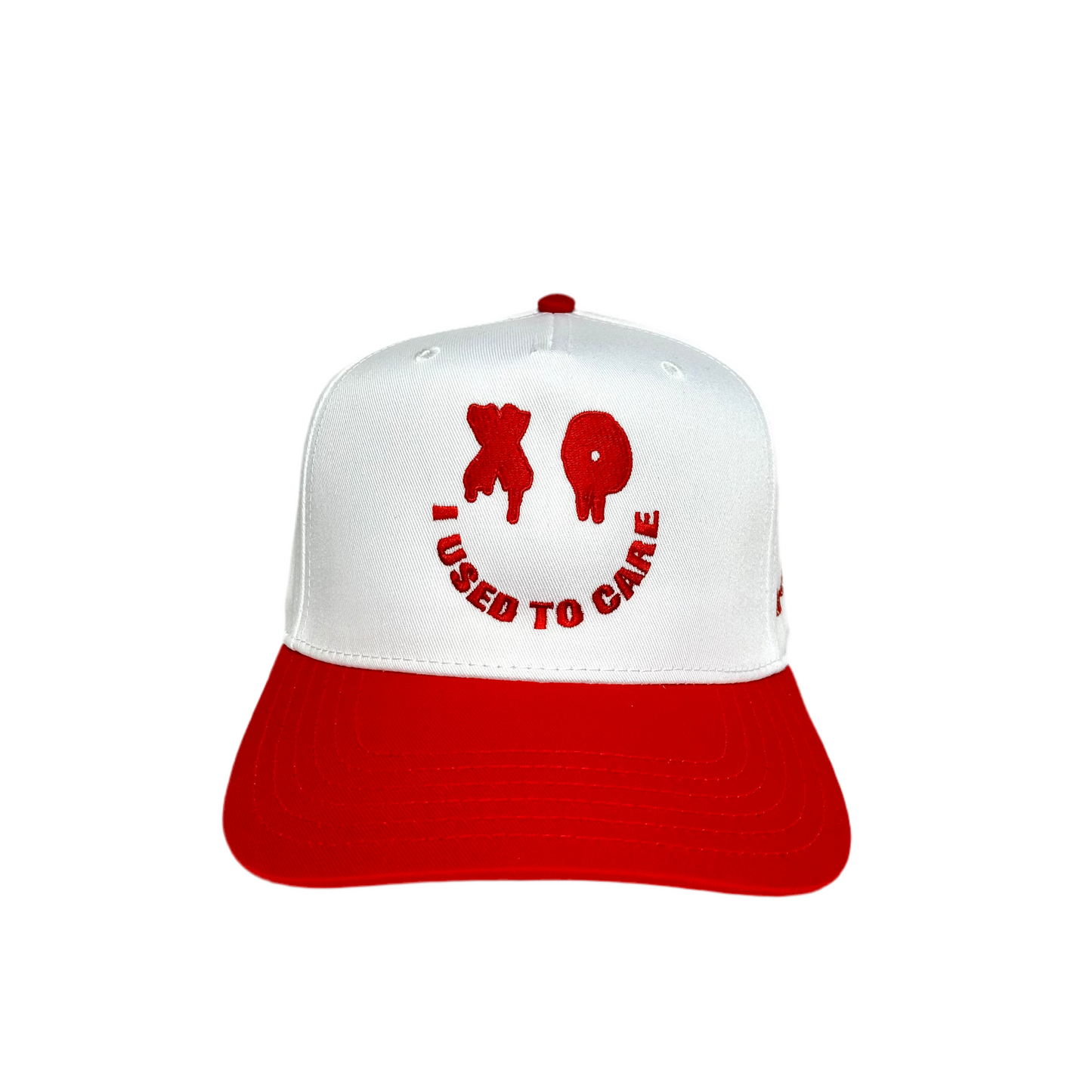 I USED TO CARE SnapBack - White / Red