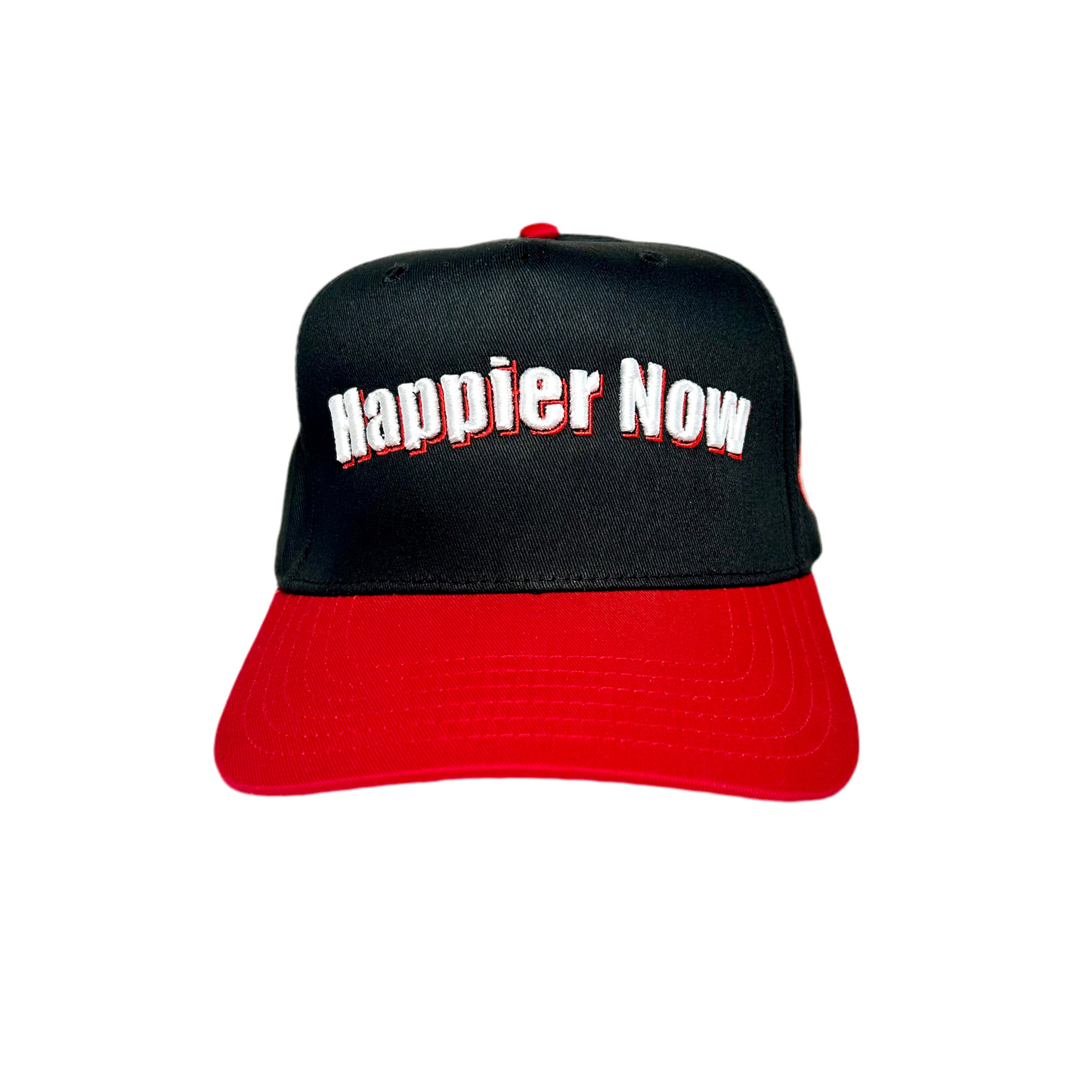 Happier Now SnapBack - Black /Red